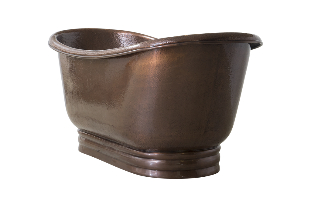Hammered Freestanding Copper Bath