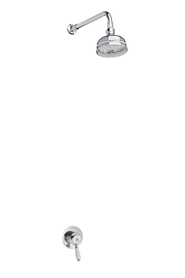 Traditional Shower System - Porcelain Lever