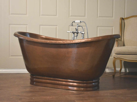 Copper Freestanding Apron Bath