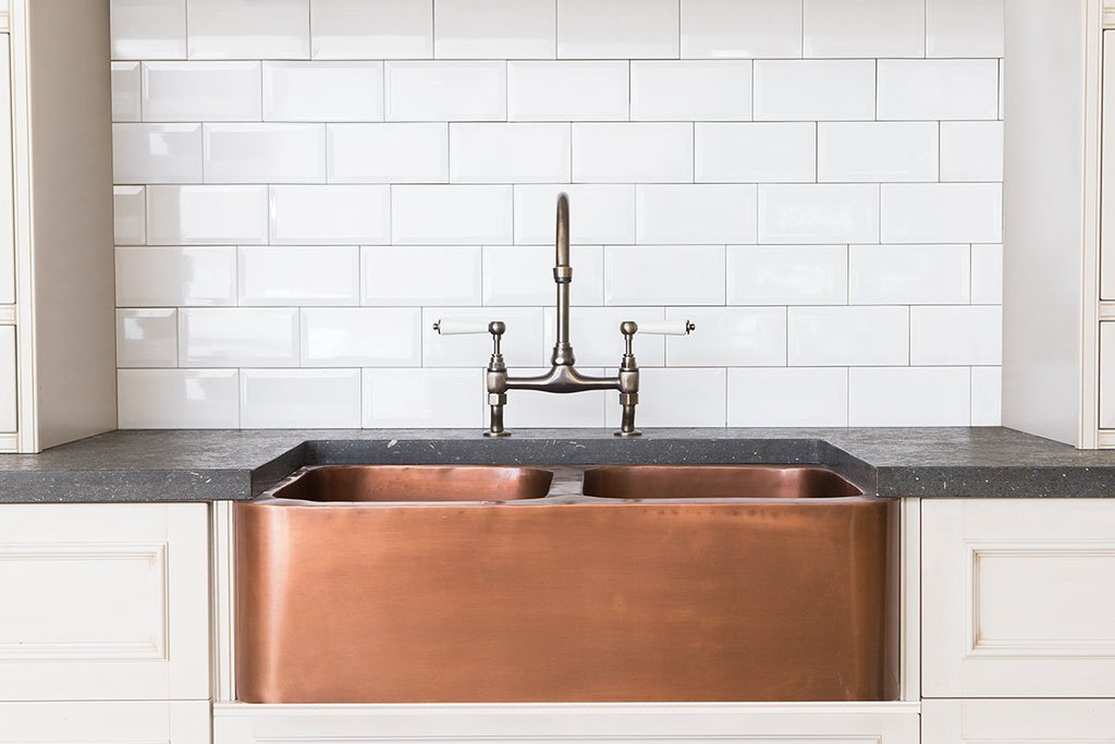 Copper Double Butler Sink