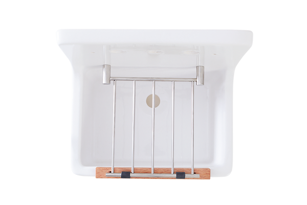 Scullery Tub 510 x 390 x 490mm With Tap Holes & Grate
