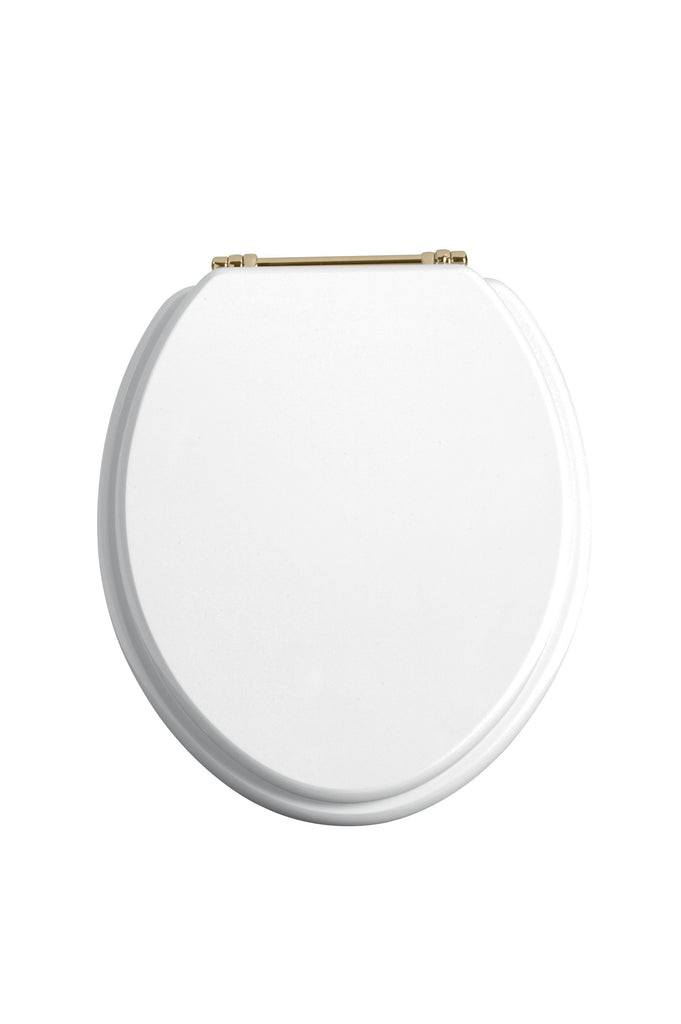 HB - Toilet Seat White / Gold