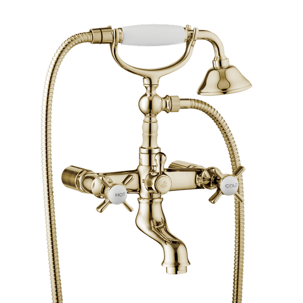 Traditional Bath Shower Mixer - Wall Mounted
