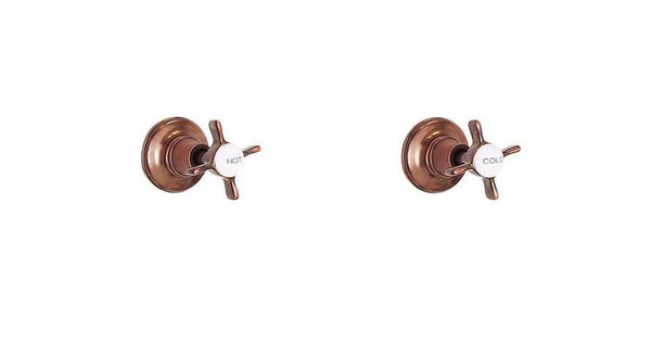 Wall Taps - Cross Handles
