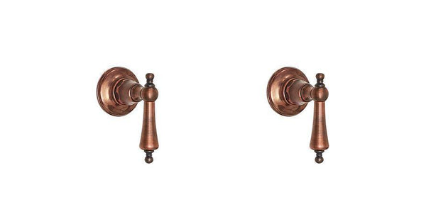 Wall Taps - Porcelain Levers